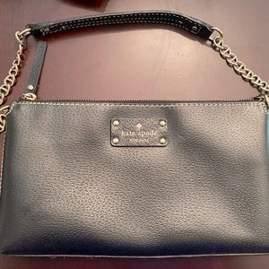Kate Spade Black Leather Shoulder Bag